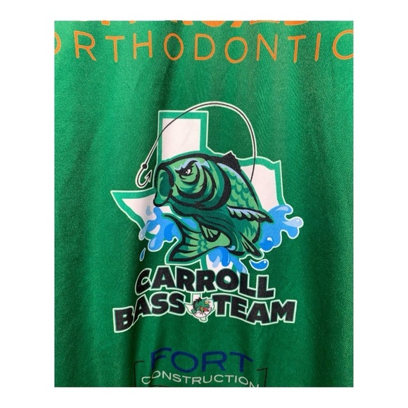 Atomic Industries Carrol Bass Team Pro Fishing Jersey (Sponsored) Sz Small - Picture 6 of 8